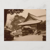 日本の冬 ポストカード (正面)