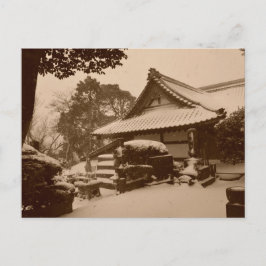 日本の冬 ポストカード