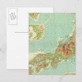 日本の出荷経路図 ポストカード (正面/裏面)