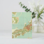 日本の出荷経路図 ポストカード (スタンド正面)