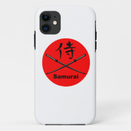 日本の刀とサムライの漢字 iPhone 11 ケース