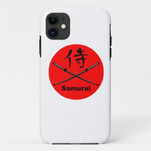 日本の刀とサムライの漢字 Case-Mate iPhoneケース (裏面)