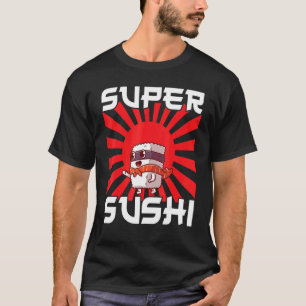 日本の刺身寿司箸すし棒手巻き Tシャツ