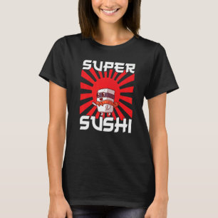 日本の刺身寿司箸すし棒手巻き Tシャツ