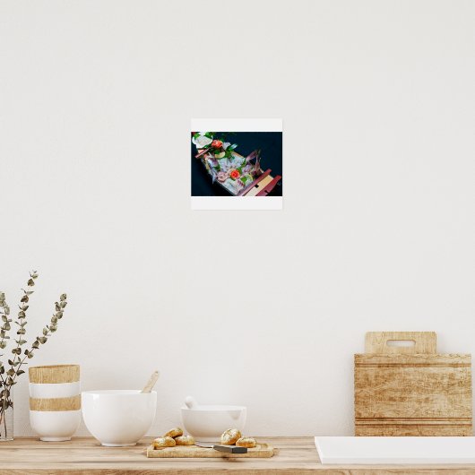 日本の刺身日本の料理 ポスター (キッチン)