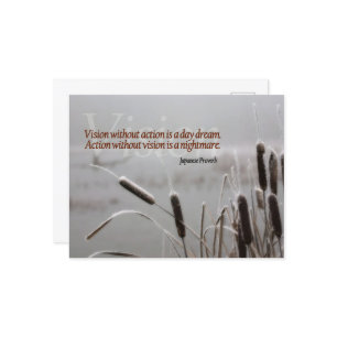 日本の動詞感動的引用文行動視力 ポストカード