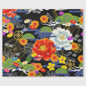 日本の千代紙ラッピング紙 ラッピングペーパー (フラット)