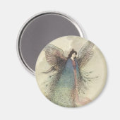 日本の古いおとぎ話 月の乙女 マグネット (正面/裏面)