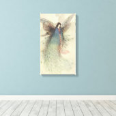 日本の古き時代の童話 月の乙女 キャンバスプリント (インサイチュ (ウッドフロア))