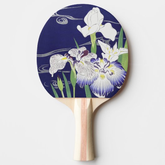 日本の古都を彩る菖蒲の芸術版画 小ぎょウつきおか 卓球ラケット (正面)