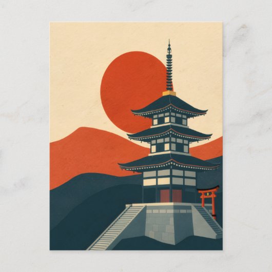 日本の古都 神社 塔巡礼の旅 ポストカード (正面)