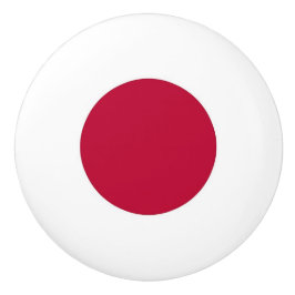 日本の国旗でセラミックノブを引く セラミックノブ