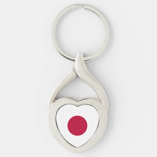 日本の国旗 キーホルダー (正面)