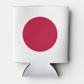日本の国旗 缶クーラー (正面)