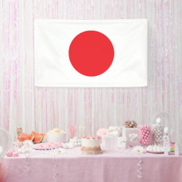 日本の国旗 - 長方形ウォールバナー 横断幕