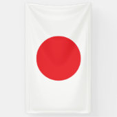 日本の国旗 - 長方形ウォールバナー 横断幕 (縦)
