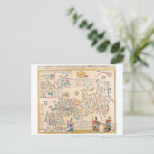 日本の地図3 ポストカード (スタンド正面)