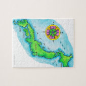日本の地図 ジグソーパズル (横)