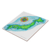 日本の地図 タイル (側面)