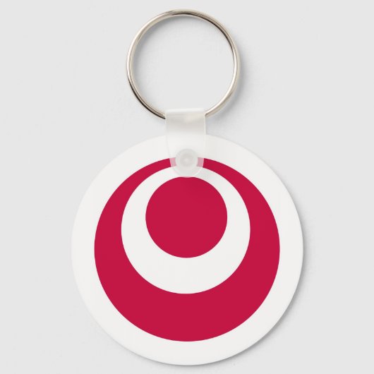 日本の地方旗（沖縄県） キーホルダー (正面)