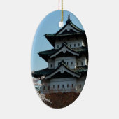 日本の城の建物建築の歴史 セラミックオーナメント (右)