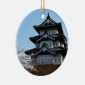 日本の城の建物建築の歴史 セラミックオーナメント (右)