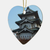 日本の城の建物建築の歴史 セラミックオーナメント (左)