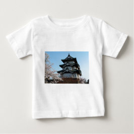 日本の城の建築様式 歴史的建造物 ベビーTシャツ