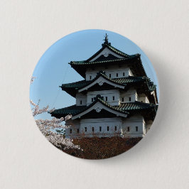 日本の城の建築様式 歴史的建造物 缶バッジ