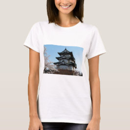 日本の城の建築様式 歴史的建造物 Tシャツ
