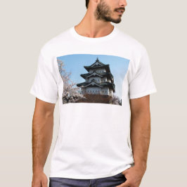日本の城の建築歴史的建造物 Tシャツ