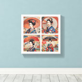 日本の培養 キャンバスプリント (インサイチュ (ウッドフロア))