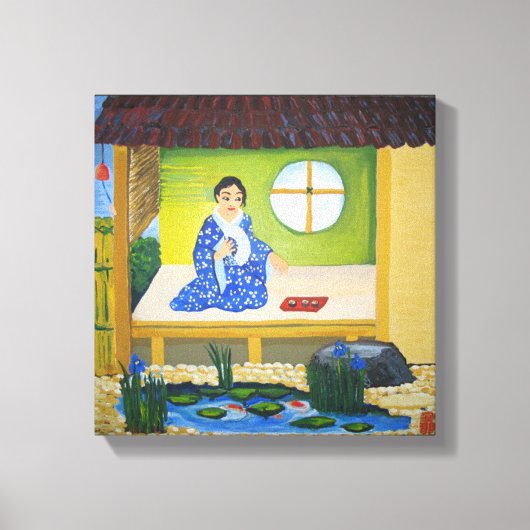 日本の夏 キャンバスプリント (正面)