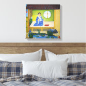 日本の夏 キャンバスプリント (インサイチュ (寝室))