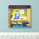 日本の夏 キャンバスプリント (インサイチュ (ウッドフロア))