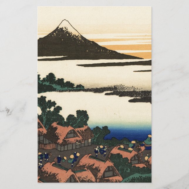 日本の夕焼け 富士山 (正面)