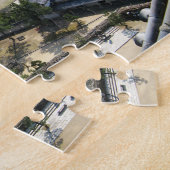 日本の姫路（城から見る） ジグソーパズル (側面)