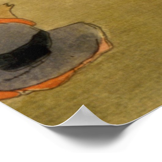 日本の子飛んでいる凧 – Bertha Lum - 1913 ポスター (角)