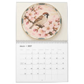 日本の季節の鳥と花カレンダー カレンダー (3月 2027)