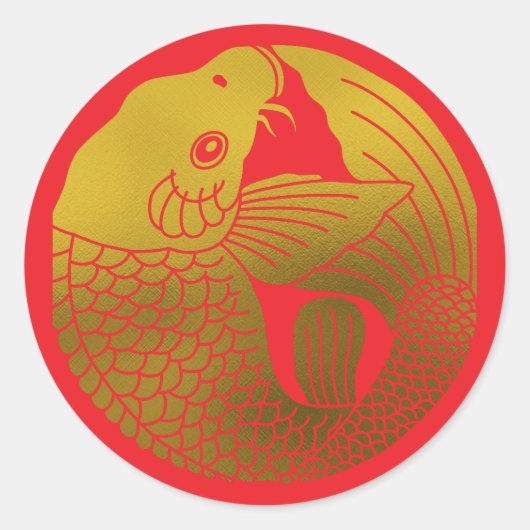 日本の家紋 ラウンドシール (正面)
