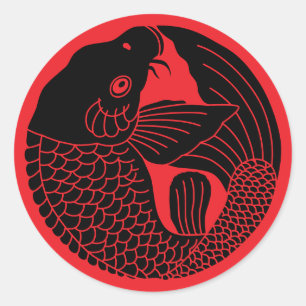 日本の家紋 ラウンドシール