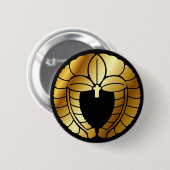 日本の家紋(KAMON)シンボル 缶バッジ (正面&裏面)