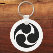 日本の家紋KAMONシンボル キーホルダー (正面)