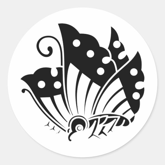 日本の家紋KAMONシンボル ラウンドシール (正面)