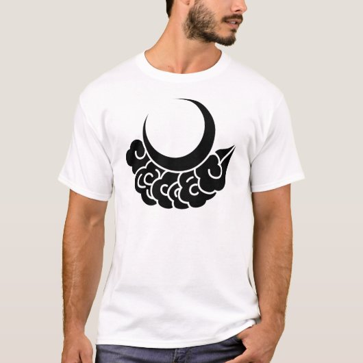 日本の家紋KAMONシンボル Tシャツ (正面)