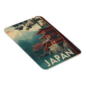 日本の富士山ビンテージ マグネット (右側)