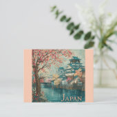 日本の寺院と桜の旅 ポストカード (スタンド正面)