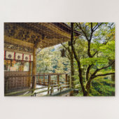 日本の寺院パズル ジグソーパズル (横)