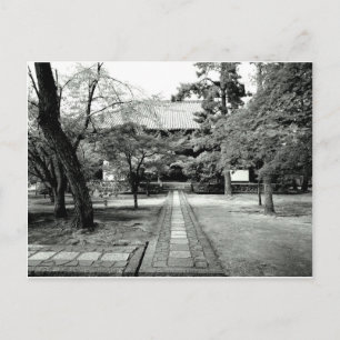 日本の寺院庭園 ポストカード