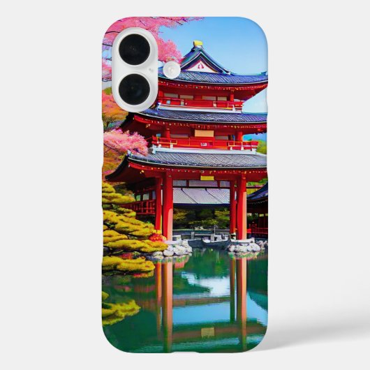 日本の寺院 Case-Mate iPhoneケース (裏面)